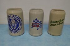 3 vecchi boccali da birra 1 L