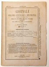 1883 GIORNALE ARALDICO