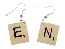 Orecchini Con Iniziali Lettere