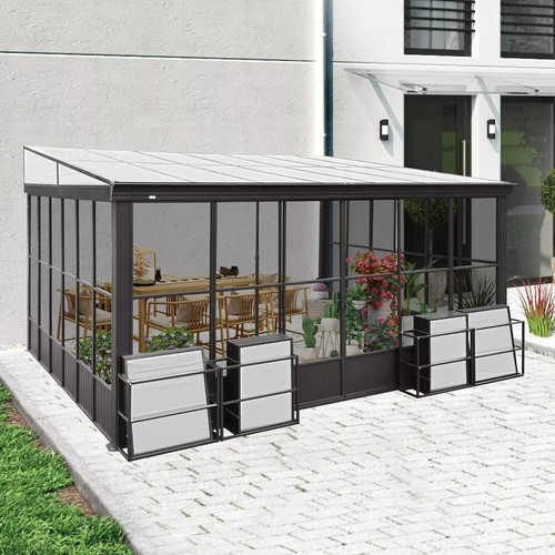 X14 sunroom wall mounted - 12'x14',