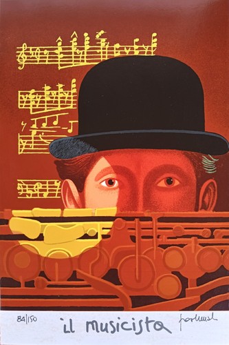 Franco fortunato serigrafia - franco,