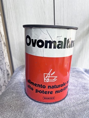 Barattolo latta ovomaltina - barattolo, di