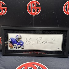 Barry Sanders autografo