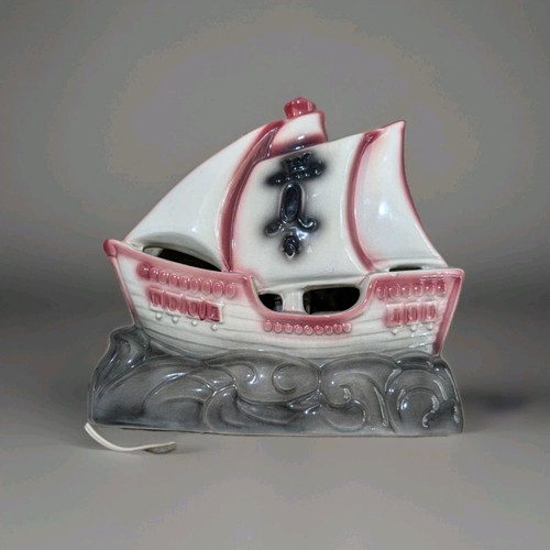 Lampada nave ceramica - lampada, tv