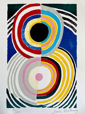 Sonia Delaunay Litografia COA