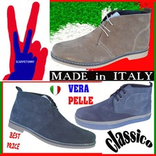 POLACCHINE SCARPE UOMO BEIGE O BLU  ITALY PELLE  39  40 41 42 43 44 45 . VV
