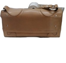 Borsa coccinelle beige in pelle