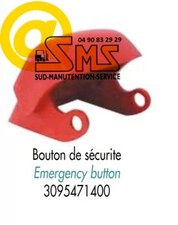 Pulsante sicurezza timone - pulsante,