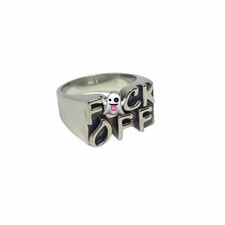 Anello F*CK OFF Acciaio Inox l