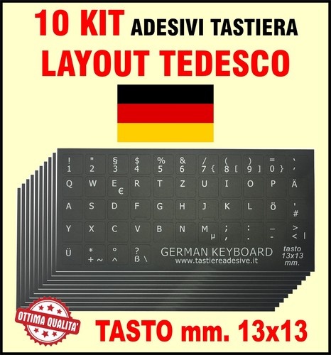 Adesivi tastiera layout - adesivi,
