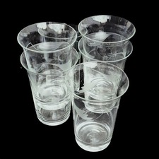 6 bicchieri art deco incisi 10