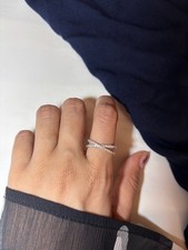 Anello Croce Crissanite