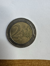 MONETA da due 2 euro Republik Osterreich con omino stilizzato WWU 1999-2009 RARA