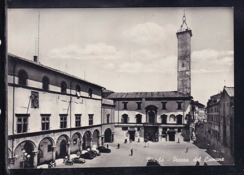 Cartolina viterbo piazza del - cartolina,