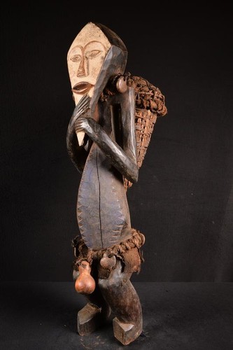 Figura africana grande mambila - figura,