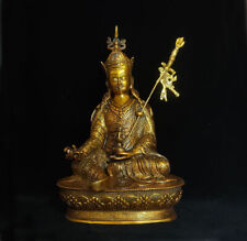 Statua Buddha Orgia Menla Guru Padmasambhava Rinpoche Vajra Monaci Benedizione