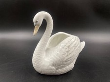 STATUETTA porta gioielli svuota tasche CIGNO PORCELLANA NAO LLADRO