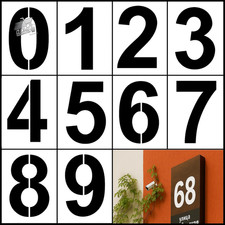 Set pezzi stencil numeri - set,