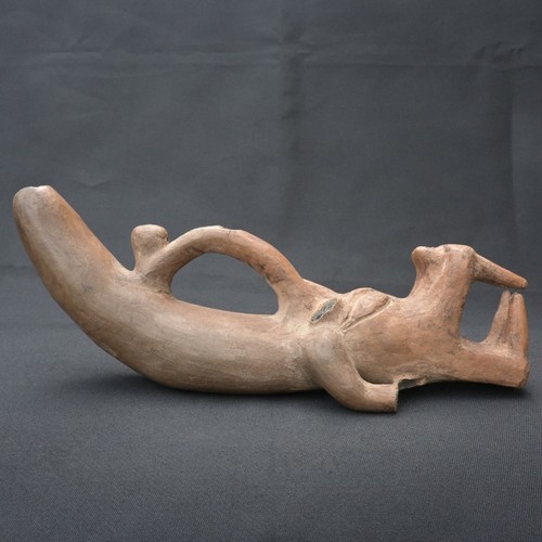 Fischietto ceramica moche - fischietto,