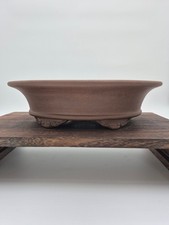 Vaso per bonsai ovale 37,5 x 30,5 x 10,5 cm marrone