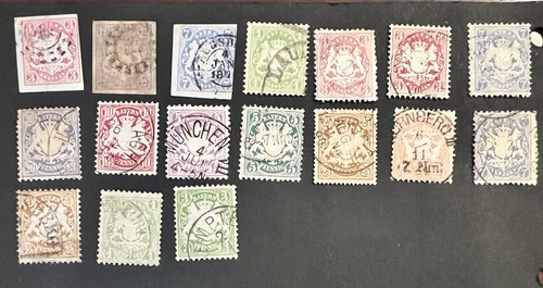 Bavaria francobolli classici - bavaria,