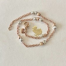 Dodo Pomellato Bracciale Oro Rosa Granelli Argento Oro Rosa 19 - 20 Cm Originale