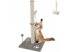 TIRAGRAFFI PER GATTI ALTO 81,5 CM PARCO GIOCO GIOCHI CUCCIA GATTO GRAFFIATOIO