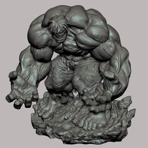 Incredible hulk marvel statue - hulk,