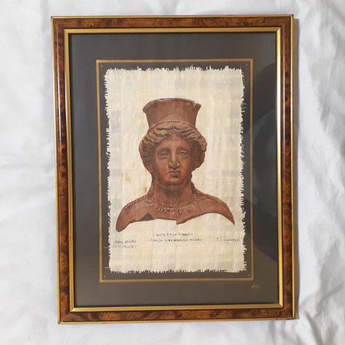 Busto fittile ritratto - fittile,