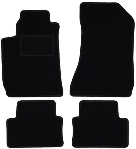 Tappetini velluto nero alfa - tappetini,