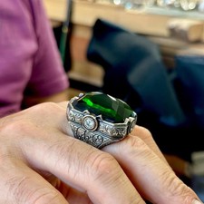 Anello uomo argento 925 grande