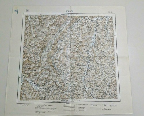 Vecchia carta geografica