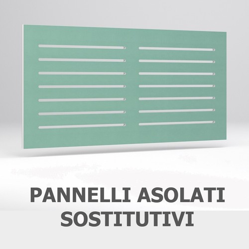 Pannelli asolati sostitutivi