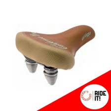 SELLA Sellino BICI MONTEGRAPPA Cruiser CALIFORNIA DREAM 2 x molla CICLO Marrone