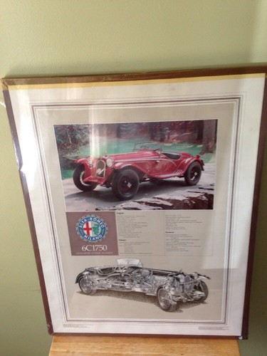 Poster alfa romeo 6c1750 - poster,