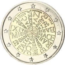 2 euro Portogallo 2023 fdc Pace tra le nazioni