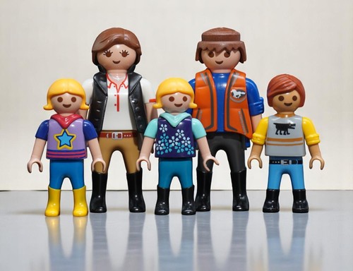 Playmobil famiglia bambini