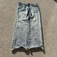 Y2K Distressed gamba dritta