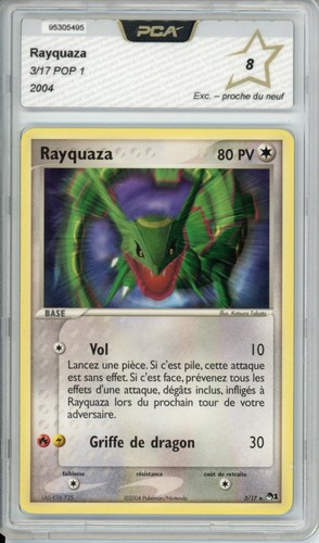 Carte pokémon rayquaza 17 - rayquaza, 3/17
