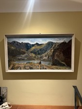 Quadro metà secolo olio su