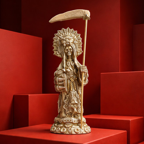 Santa muerte azteca hueso - santa,