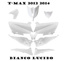 KIT CARENE TMAX 530 2012 2013 2014 BIANCO LUCIDO SCOCCHE PLASTICHE 11 PEZZI