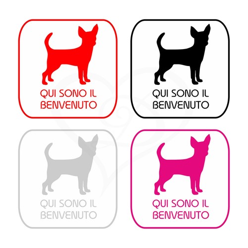 Adesivo cane dog - cane, sono