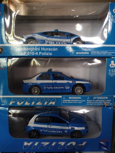 Lotto modellini auto polizia - modellini,