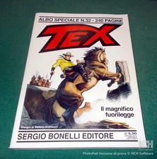 TEX ALBO SPECIALE TEXONE n. 32 "Il Magnifico Fuorilegge" Stefano Andreucci 2017