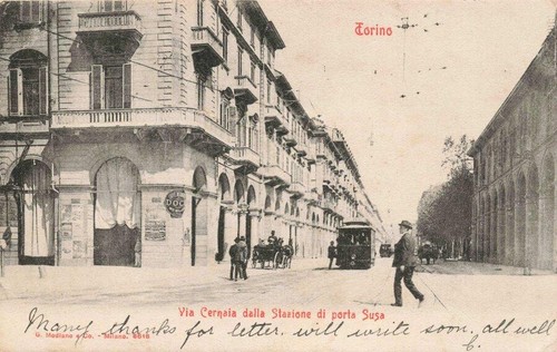 Torino turin street scene - -,