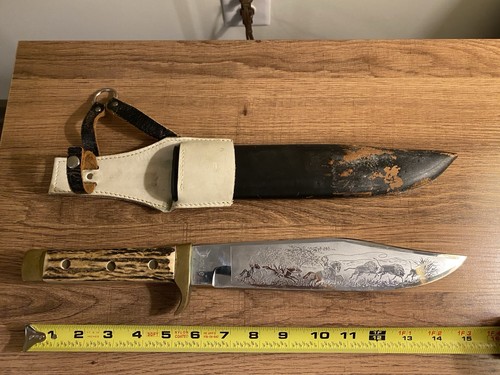 Bowie knife c co - bowie, g.c.