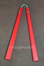 Red nunchaku - red, chucks)