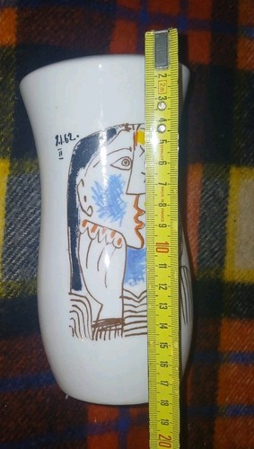 Vaso ceramica bianco - vaso, tete