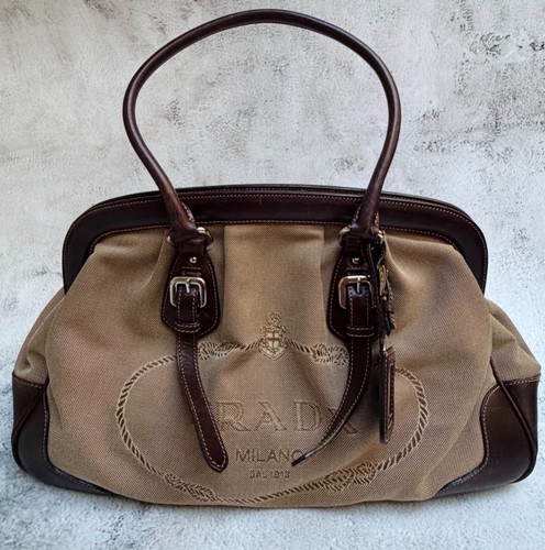 Prada milano canapa logo - prada,